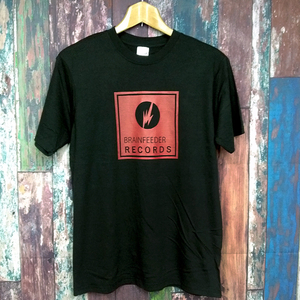 送込　BRAINFEEDER　RECORDS 　ブレインフィーダー　半袖Tシャツ　黒　XLサイズ