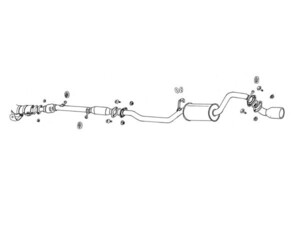 納品先限定 FUJITSUBO フジツボ レガリスK マフラー H41A トッポBJ ターボ 2WD H10.10～H13.2 460-30313