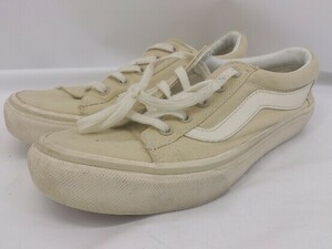 ◇ VANS OLD SKOOL オールドスクール V359CL+ ローカットスニーカー シューズ サイズ22.5ｃｍ ベージュ レディース E