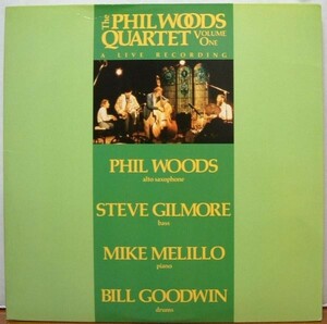 LP即決 PHIL WOODS QUARTET VOLUME ONE / LIVE RECORDING フィル・ウッズ