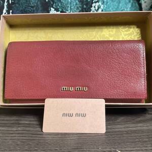 miu miu ミュウミュウ 長財布 ウォレット