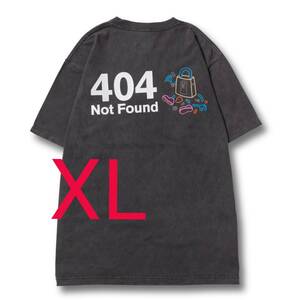 極少 正規 即発送 VAULTROOM 404 NOT FOUND TEE CHARCOAL XL ボルトルーム ノット ファウンド ティー チャコール 半袖 Tシャツ メンズ