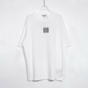 【FEAR OF GOD】X RRR 123 半袖 Tシャツ ユニセックス カットソー 丸衿 オーバーサイズ コットンシャツ Lサイズ