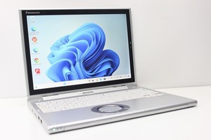 値下げ中 ノートパソコン 2in1PC Windows11 中古 Panasonic レッツノート CF-XZ6 第7世代 Core i5 SSD256GB メモリ8GB WPS office搭載