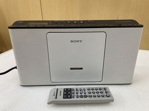 RM8957 美品 SONY パーソナルオーディオシステムZS-E80 CD/ラジオ 語学 学習機能 動作確認済 0823