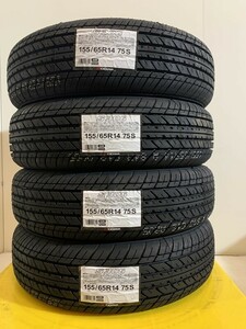 4本18,900～＜送料別＞2024年新品夏タイヤ 155/65R14 75S(SYK001-2)YOKOHAMA S306 155/65/14　軽自動車