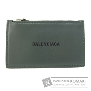 BALENCIAGA バレンシアガ ロゴ コインケース レザー レディース 中古