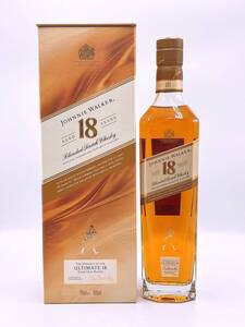 ◎ 1285-2【未開封】1円 保管品 JOHNNIE WALKER ジョニーウォーカー 18年 アルティメット スコッチウイスキー 700ml 40% 箱付き 現状品 ◎