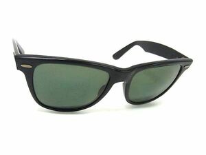 1円 Ray-Ban レイバン B&L ボシュロム ヴィンテージ USA ウェイファーラー2 サングラス メガネ 眼鏡 メンズ ブラック系 AY4066