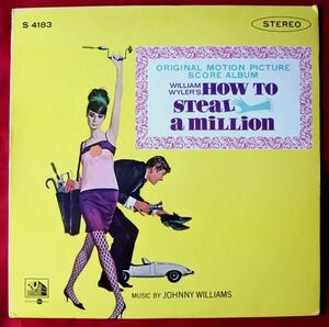 0( =^・_・^)=〇☆米オリジナル・ステレオ盤LP★おしゃれ泥棒★ジョニー・ウィリアムズ★How to Steal a Million★Johnny Williams★☆