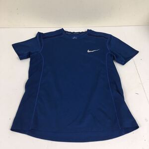 送料無料★NIKE RUNNING ナイキ★ランニングシャツ　半袖Tシャツ　トップス★ネイビー★メンズ　Lサイズ#60920saj