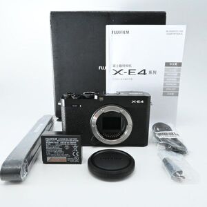 富士フイルム FUJIFILM ミラーレスデジタルカメラ X-E4 ボディ ブラック F X-E4