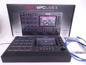 AKAI Professional/アカイ 充電式バッテリードラムマシン/スタンドアローンサンプラー MPC LIVE II(MPC LIVE2) 元箱付 ◆ 6EEB2-4