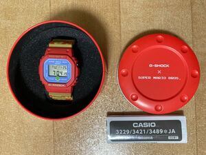 ☆新品 未使用 カシオ CASIO G-SHOCK【DW-5600SMB-4JR スーパーマリオブラザーズ コラボモデル Super Mario Brothers】☆