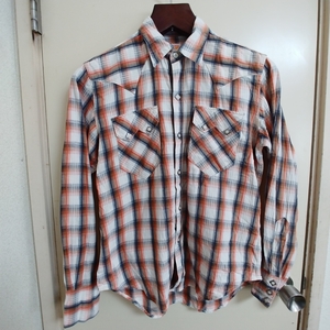 SUGAR CANE シュガーケーン 長袖 ウエスタン シャツ size S 