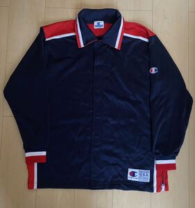 チャンピオン CHAMPION ウォームアップシャツ ジャージ 日本製 M バスケット 検 90s