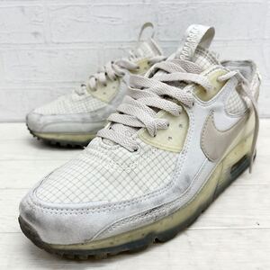 1400◎ NIKE WMNS AIR MAX TERRASCAPE 90 LIGHT BONE ナイキ エアマックス 靴 スニーカー ベージュ ホワイト サイズ27.0