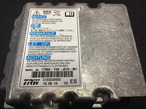 FIT/フィット GK3 77960-T5B-J810-M1 エアバッグ コンピューター ECU 修理します。保証付き。 エアーバック AB14088