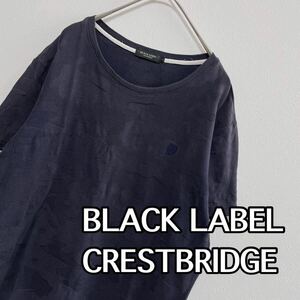 BLACK LABEL CRESTBRIDGE ブラックレーベルクレストブリッジ　Tシャツ　半袖　シャツ　トップス　メンズ　ネイビー　M 2 迷彩