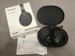 SONY WH-1000XM4 BK ヘッドホン　ソニー　ノイズキャンセリング ワイヤレス ブラック Bluetooth