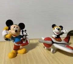 ディズニー　ミッキーマウス　ゴム製フィギュア