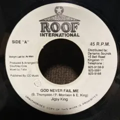 Jigsy King - God Never Fail Me レゲエレコード