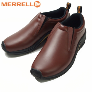 【新品・箱付】MERRELL メレル JUNGLE MOC LEATHER《ロングセラーモデル 》メンズ ジャングルモック レザー スリッポン 25cm 濃茶