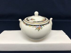 美品・希少！☆WEDGWOOD(ウエッジウッド) シュガーポット OSBORNE(オズボーン)シリーズ 茶器 管理1802