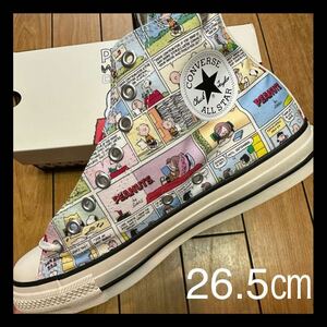 ☆新品・限定☆CONVERSE ALLSTAR R PEANUTS CP HI コンバース オールスター ピーナッツ ハイ コラボ スヌーピー　コミック柄　スニーカー