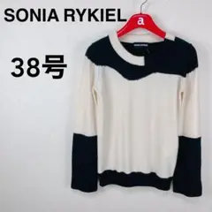 インポート【SONIA RYKIEL】カラーブロッククルーセーター38号