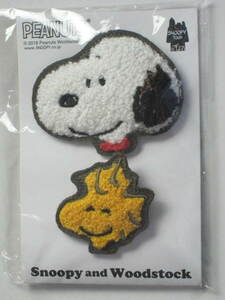 スヌーピータウンショップ オリジナル　PEANUTS×ヘミングス コラボ　シェニールブローチセット　スヌーピー & ウッドストック　送料無料