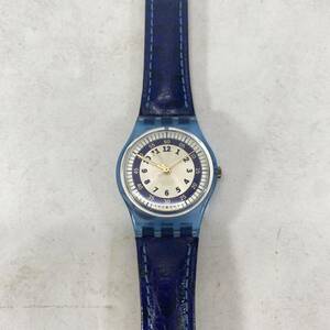 SWATCH スウォッチ 腕時計 クオーツ アナログ 3針 ブルー系 Originals Lady NILGUNETTE (LN125) 1997 動作品 ケース付き