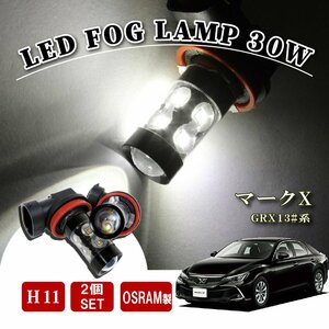 マークx 130 H11 H16 LED フォグランプ 60W LEDバルブ バルブ 後付け LEDフォグランプバルブ カスタム パーツ フォグライト