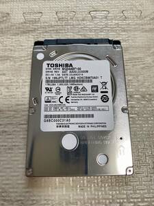 【状態:正常】HDD TOSHIBA MQ04ABF100 1000GB(1TB) 2.5インチ 厚さ7mm