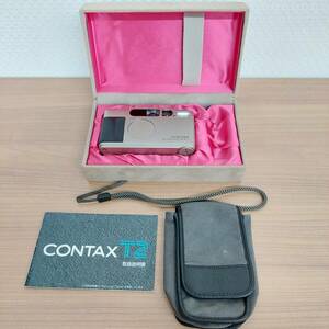 CONTAX コンタックス T2 Carl Zeiss Sonnar2.8/38 T* コンパクトフィルムカメラ 動作確認済み 現状 No.6560