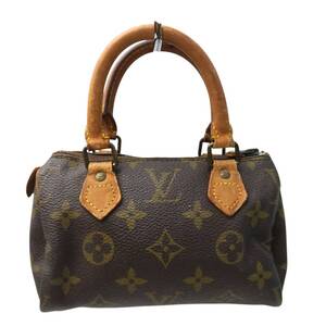 【1円～】LOUIS VUITTON ルイヴィトン モノグラム ミニスピーディ ハンドバッグ M41534 ECLAIR [M6221]