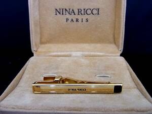 ■美品■№0748 ニナリッチ【NINA RICCI】【ゴールド】■タイピン・ネクタイ ピン♪