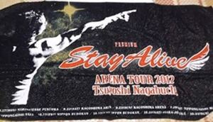 ★長渕剛★Stay Arive★アリーナツワー2012★ビッグバスタオルラメ★新品未開封★プレミアムライブなので公演回数が少なくレアです。