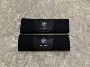 ＢＭＷ　黒皮シートベルトパッド