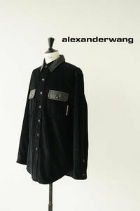 ALEXANDER WANG アレキサンダーワン オーバーサイズ ソフト コーデュロイ シャツ ジャケットsize L 0531181