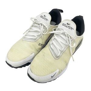 【1円】NIKE GOLF ナイキゴルフ CK6483-102 AIR MAX 270 G スパイクレスゴルフシューズ ホワイト系 26.5 [240101228788]