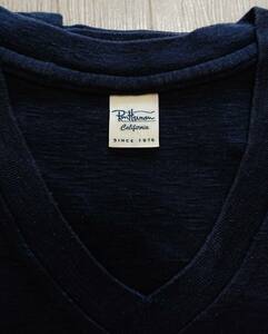 □RON HERMAN RHC SIZE Ｍ Vネック Ｔシャツ ネイビー アメカジ MADE IN JAPAN メンズ BEAMS ロンハーマン #52