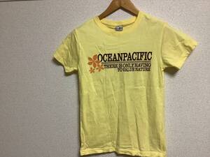 OCEAN PACIFIC オーシャンパシフィック　半袖Tシャツ　Lサイズ　イエロー　送料無料