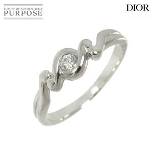 クリスチャン ディオール Christian Dior 7号 リング ダイヤ Pt プラチナ 指輪 Diamond Ring 90238709