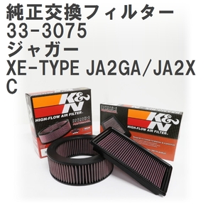 【GruppeM】 K&N 純正交換フィルター T4A6124 ジャガー XE-TYPE JA2GA/JA2XC 14- [33-3075]