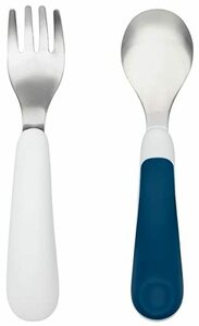 OXO Tot オクソートット フォーク&スプーンセット ネイビー FDOX61132300