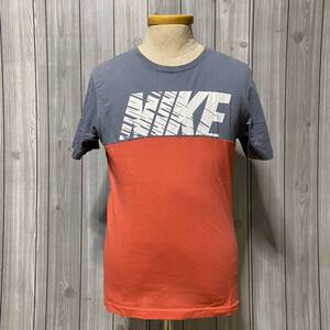 NIKE ナイキ　半袖Tシャツ　バイカラー　ビッグロゴ　メンズ　Mサイズ　1