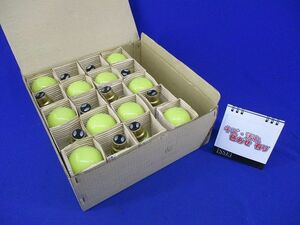 セラミック カラー電球(20個入)(黄) 220V-40WB-22