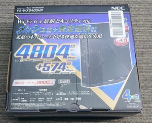 YI ア12-319 NEC Aterm PA-WX5400HP Wi-Fiルーター Wi-Fi 6/11ac対応 無線LAN親機 4804+574Mbps