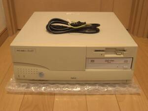 ■メンテナンス済■PC-9821 Ra40 + RAM 30MB + CF(2GB) + DVD/CD + 電源ケーブル + 電池新品交換